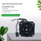 Use the motor on the climbing fan